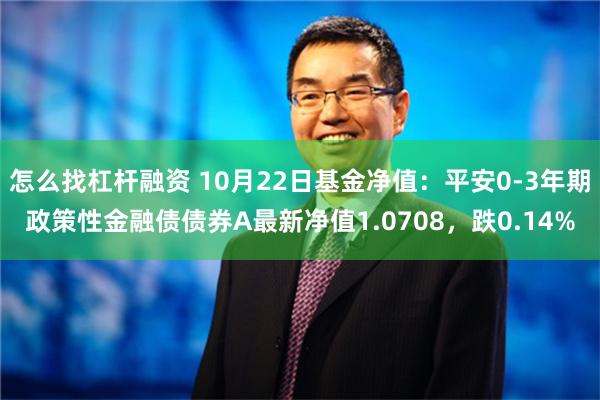 怎么找杠杆融资 10月22日基金净值：平安0-3年期政策性金融债债券A最新净值1.0708，跌0.14%