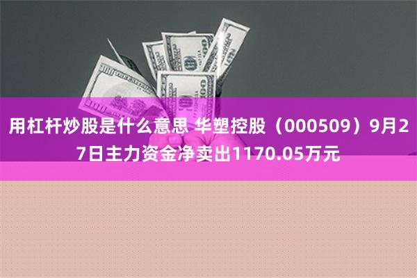 用杠杆炒股是什么意思 华塑控股（000509）9月27日主力资金净卖出1170.05万元