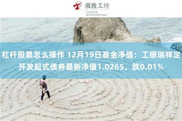 杠杆股票怎么操作 12月19日基金净值：工银瑞祥定开发起式债券最新净值1.0265，跌0.01%