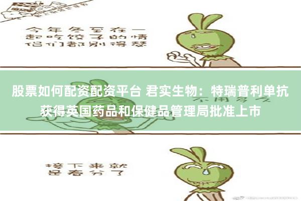 股票如何配资配资平台 君实生物：特瑞普利单抗获得英国药品和保健品管理局批准上市